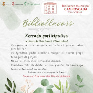 XERRADA PARTICIPATIVA BIBLIOLLAVORS