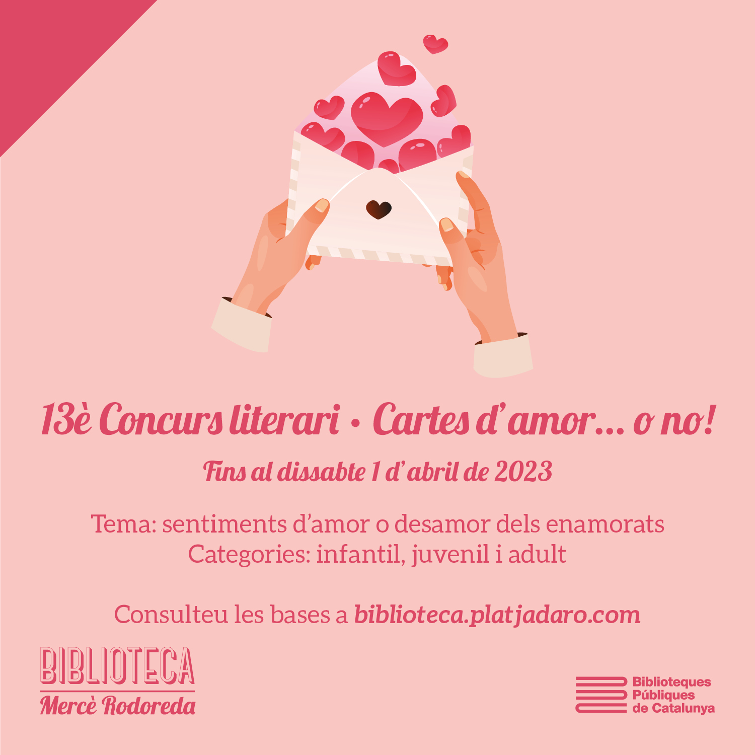 13è Concurs literari Cartes d'amor... o no!