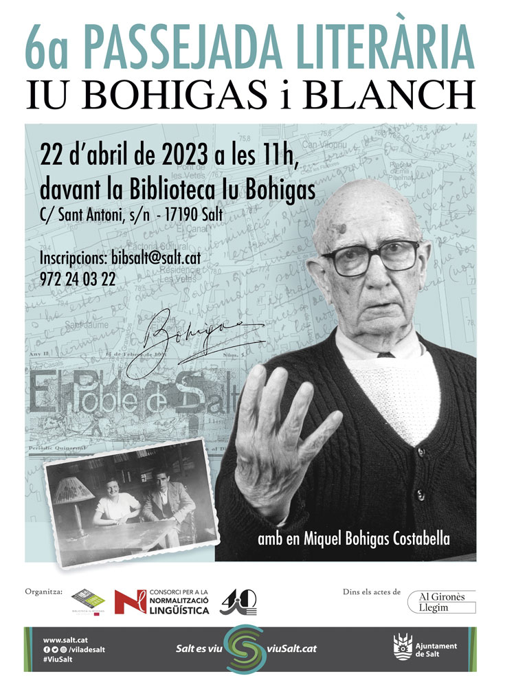6a passejada literària. Iu Bohigas i Blanch.