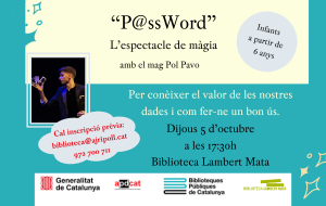 P@ssWord: l'espectacle de màgia amb el mag Pol Pavo