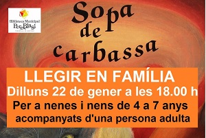 Llegir en família. Llegim "Sopa de carbassa"