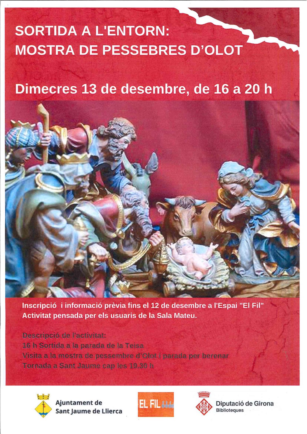 Sortida a l'Entorn: Mostra de pessebres d'Olot 