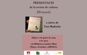Presentació de la revista "Mirmanda"