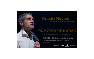 El Poema de Nadal: Valentí Maymó recita amb música de tenora