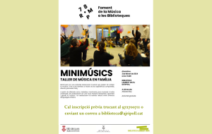 Minimúsics: taller de música en família, a càrrec d'Albada Blay
