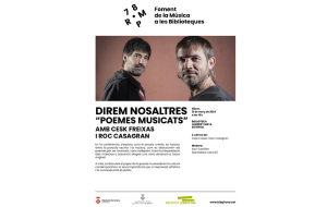 Sessions 78 RPM "Direm nosaltres: poemes musicats", amb Cesk Freixas (cantautor) i Roc Casagran (poeta)