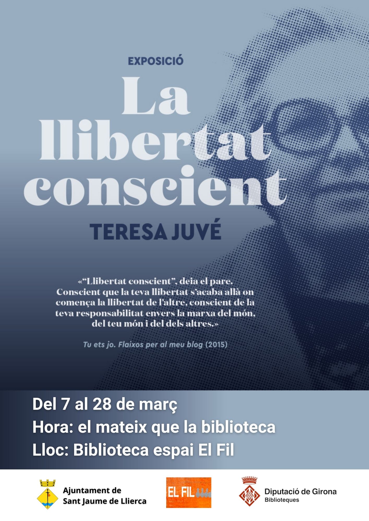 "100 anys del naixement de Teresa Juvé i Acero, pedagoga i escriptora".