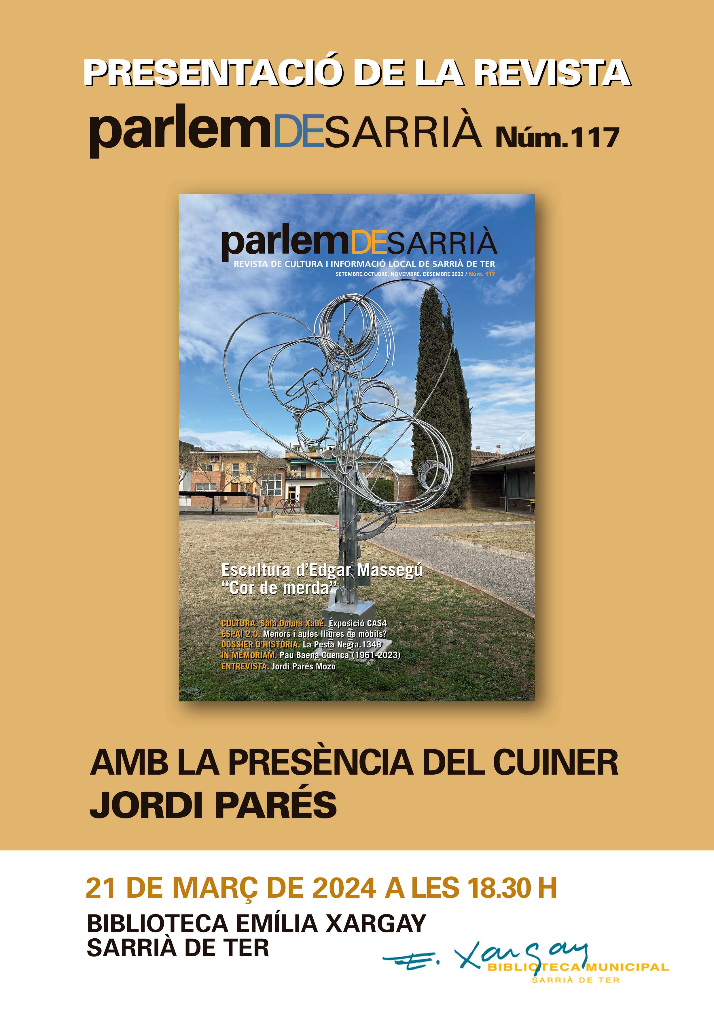 Presentació número 117 Revista Parlem de Sarrià