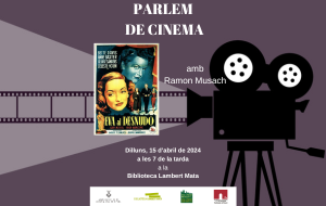 Parlem de cinema, comentari col·loqui de la pel·lícula "Eva al desnudo" dirigida per Joseph L. Mankiewicz