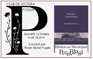 Comentarem "Camps de Bard" de Ponç Pons