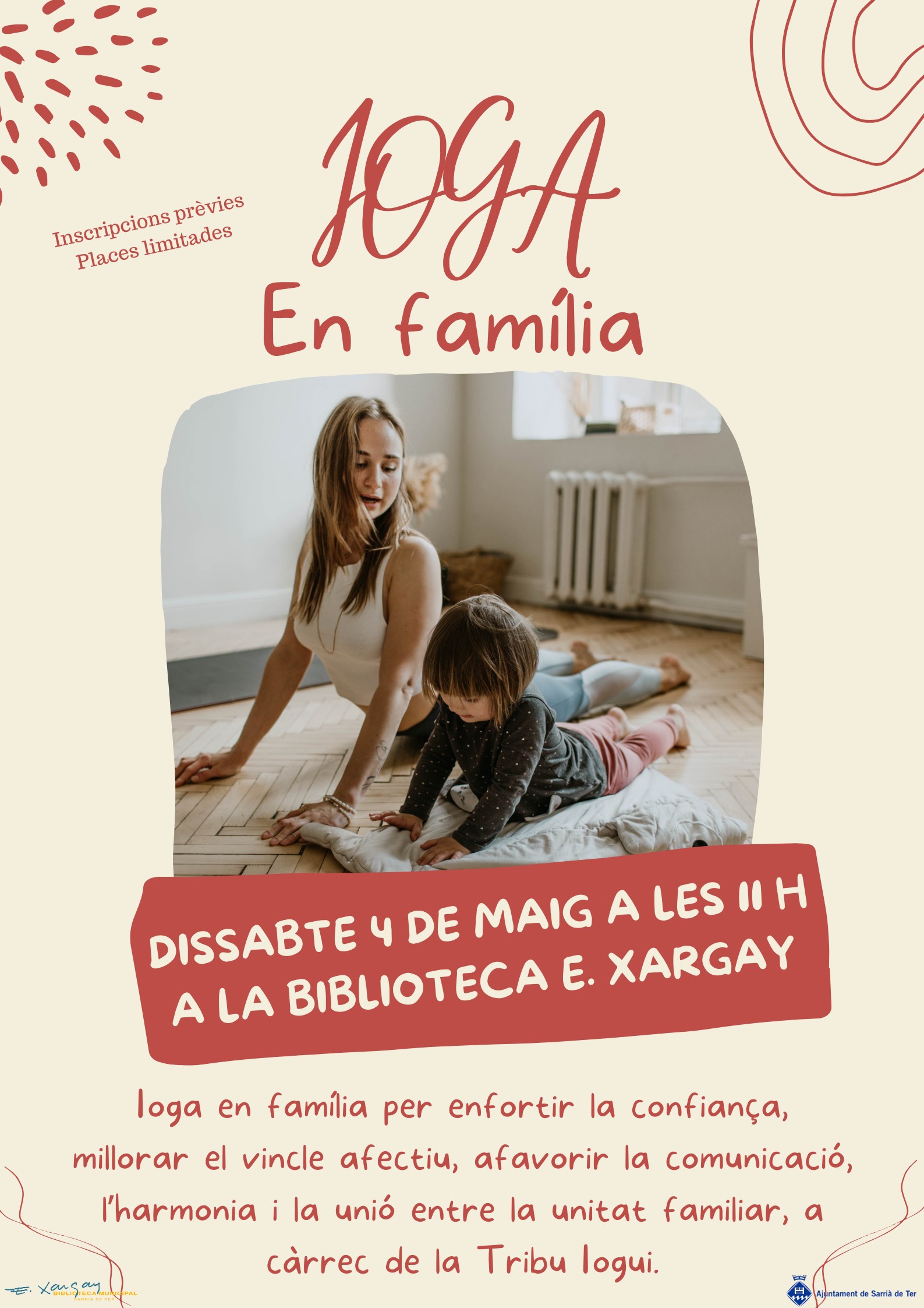 Dissabtes en família. Ioga en família