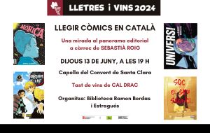 Lletres i vins. Llegir còmics en català