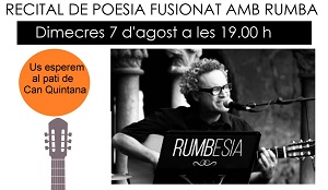 Rumbesia: recital de poesia a ritme de la rumba.