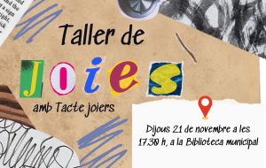 Taller de joies de colors amb fils d'alumini