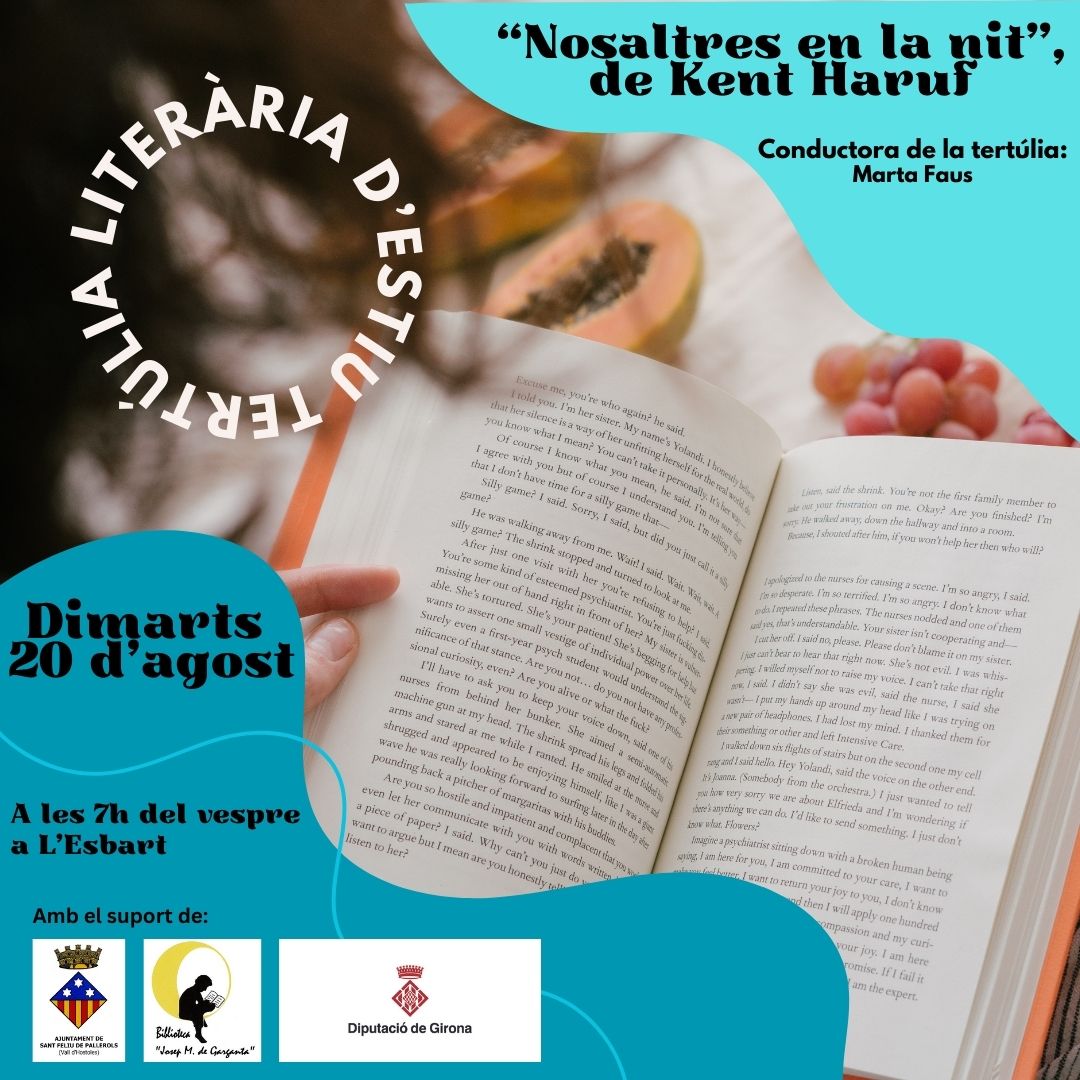 Tertúlia literària d'estiu