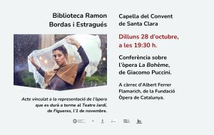 Conferència sobre l'òpera La Bohème.