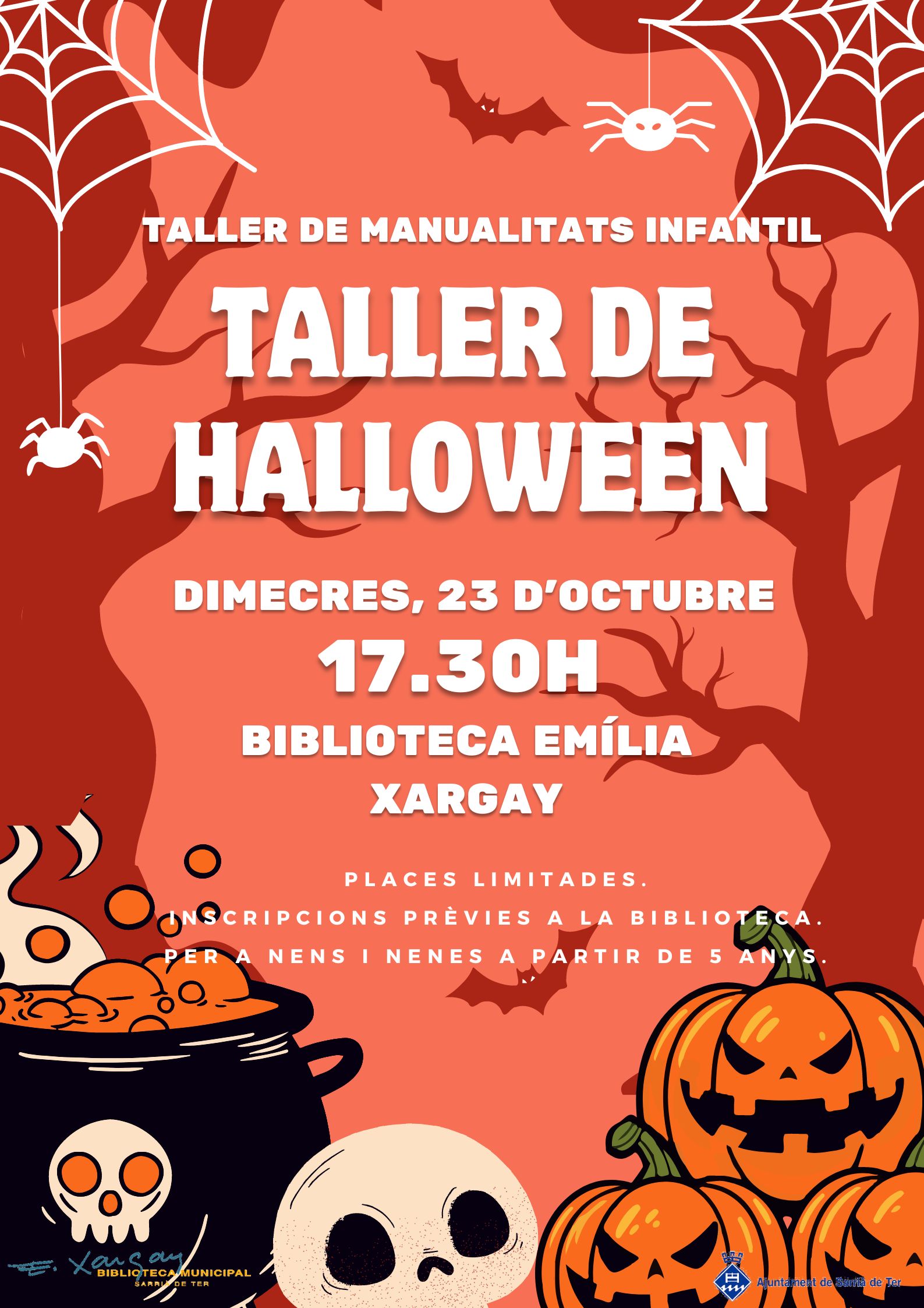 Vine a preparar Halloween amb la biblioteca