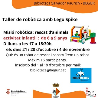 Taller de robòtica infantil de 6 a 9 anys