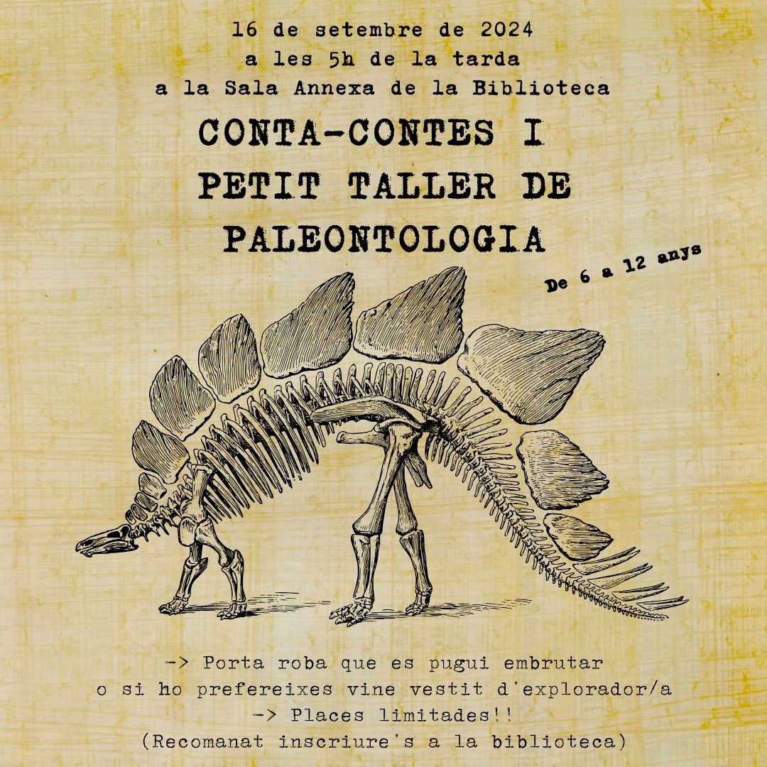 Conta-contes i petit taller de paleontologia