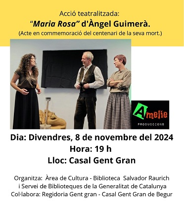 Rosa Maria d'Àngel Guimerà (acció teatralitzada)