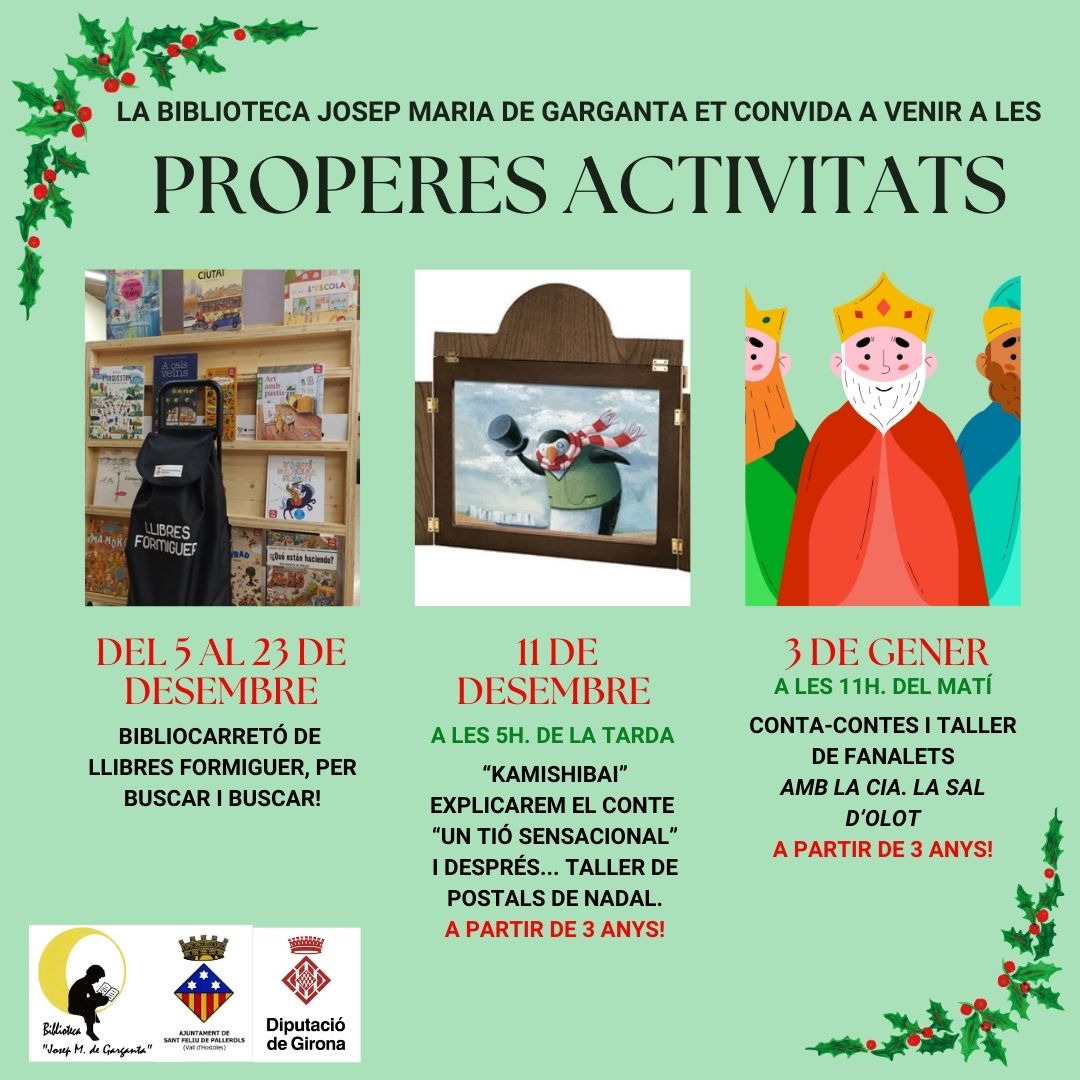 Activitats desembre i gener