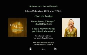 Club de lectura llegir el teatre