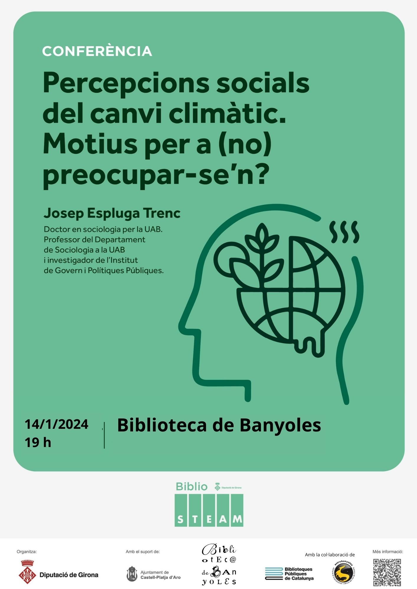 BiblioSTEAM: percepcions socials del canvi climàtic