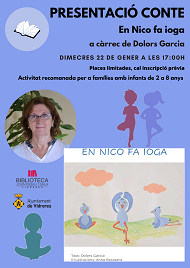"En Nico fa ioga" de la seva autora, la mestra i professora de ioga Dolors Garcia (@iogaeducacio)