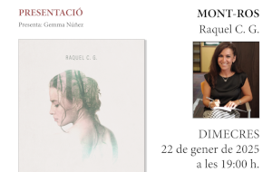 Presentació del llibre "Mont-ros" de Raquel C. G.