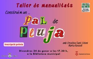 Construïm un pal de pluja, amb Marta Rossell