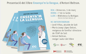 Presentació del llibre "Ensenya'm la llengua" del doctor Antoni Beltran