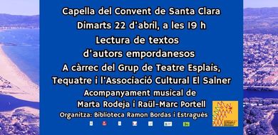 Lectura de textos d'autors empordanesos