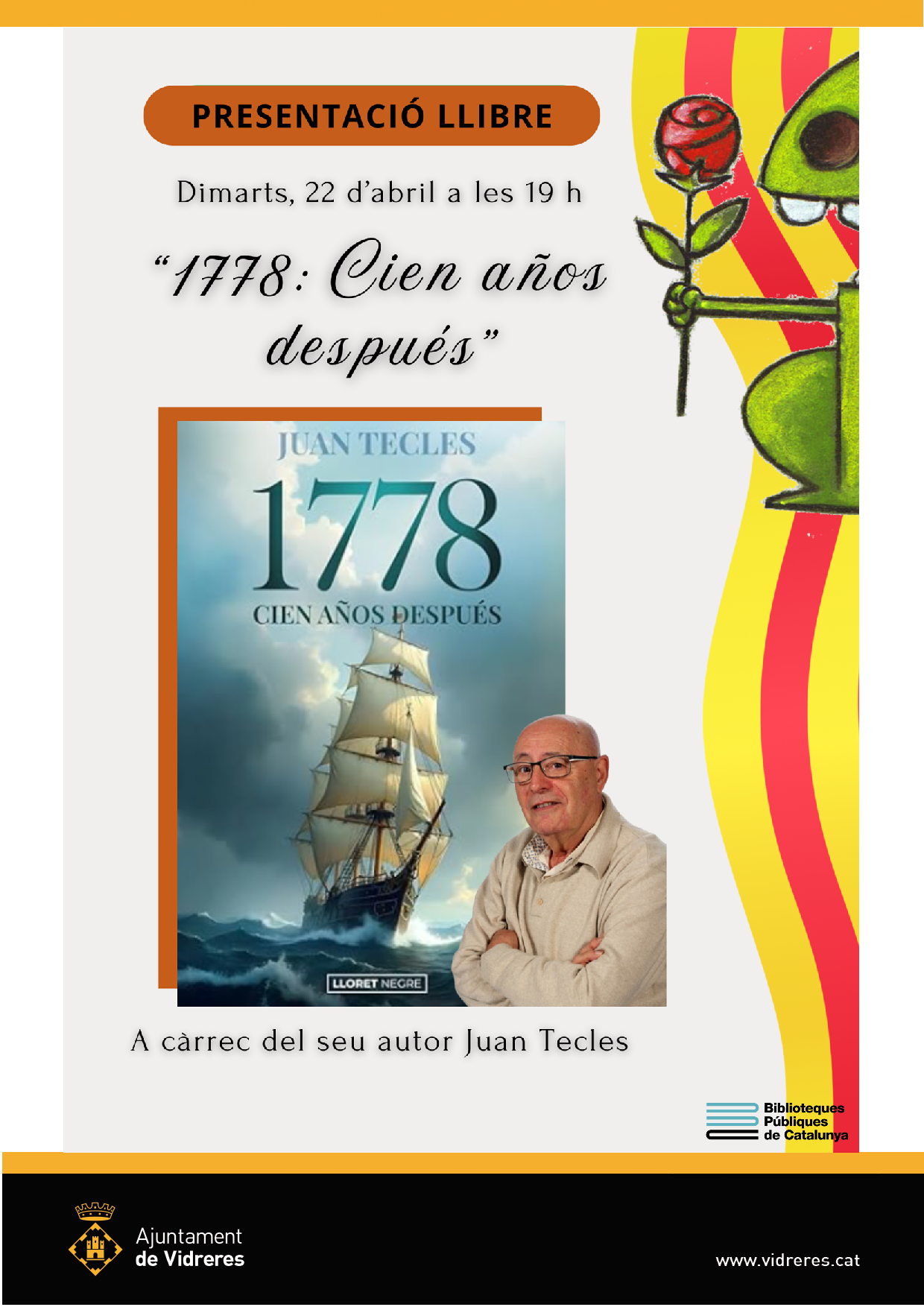 "1778: Cien años después" de l'escriptor Juan Tecles Sánchez