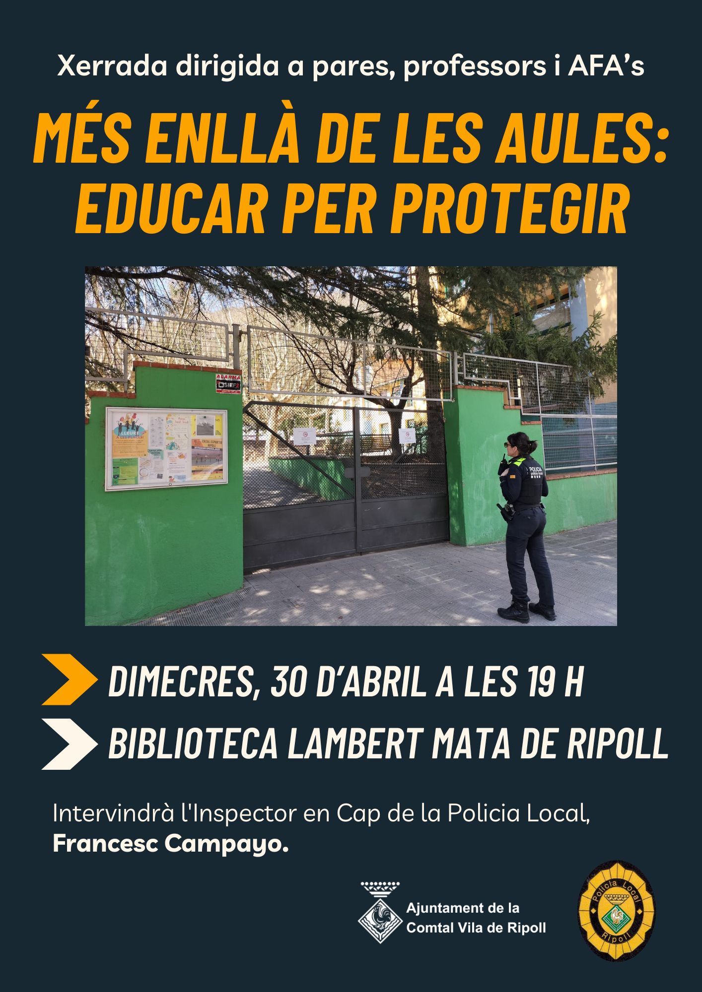 Més enllà de les aules: educar per protegir