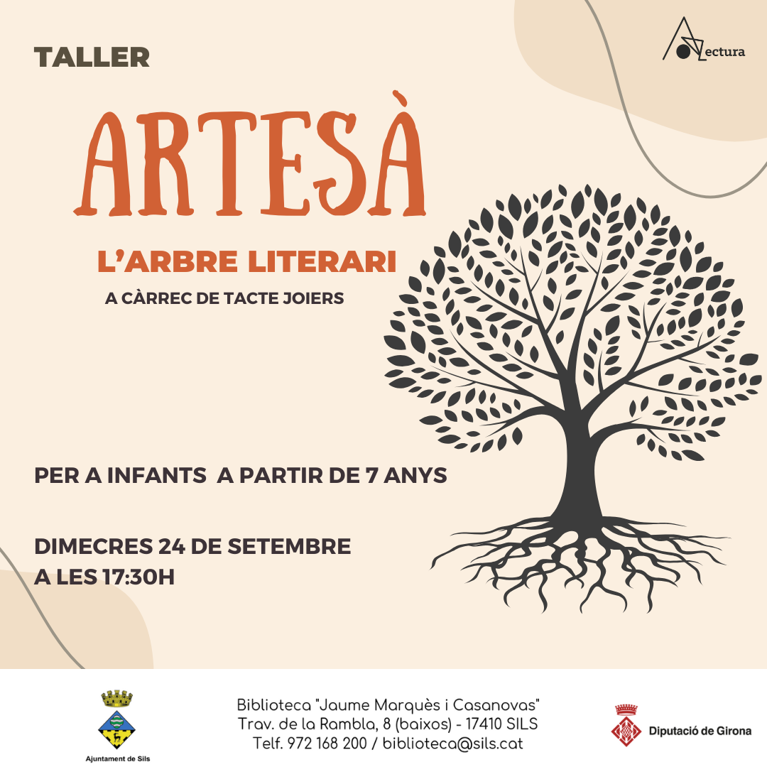 Taller familiar "L'arbre literari". Per a infants a partir de 7 anys.