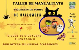 Taller de figuretes de Halloween amb sorra