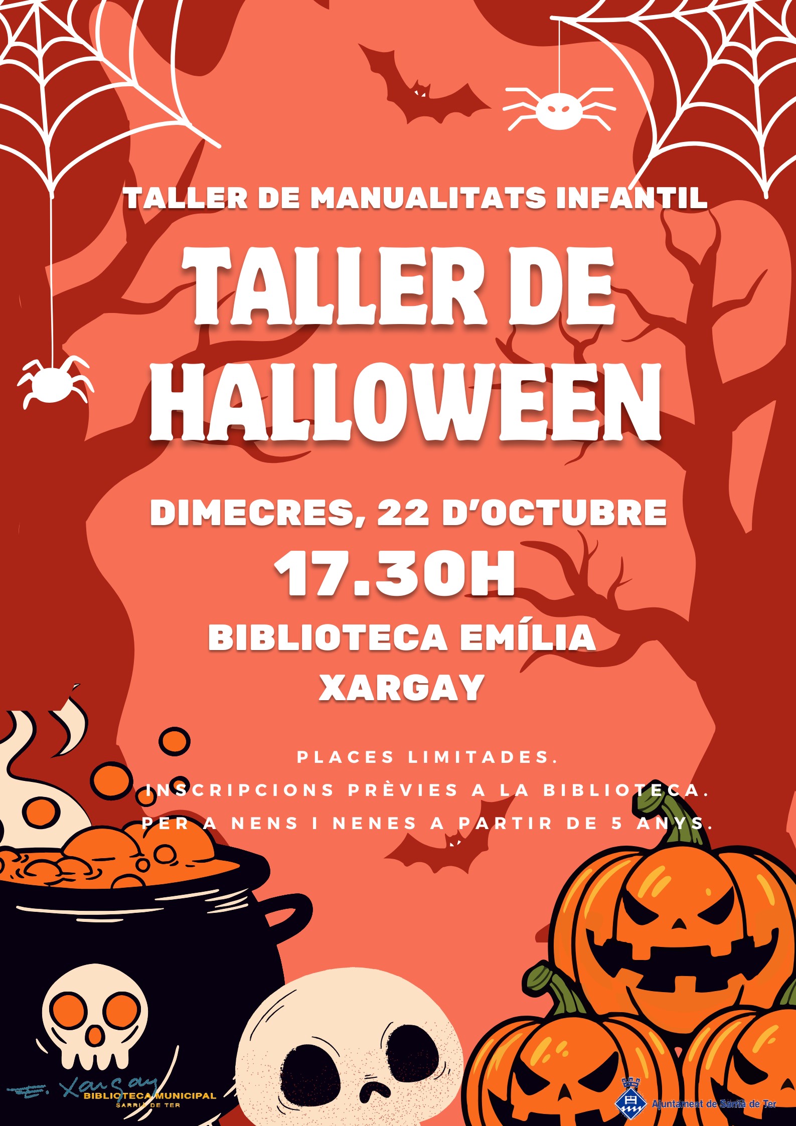 Vine a preparar Halloween amb la biblioteca