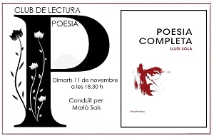Poesia completa de Lluís Solà. Conduït per Marià Sais