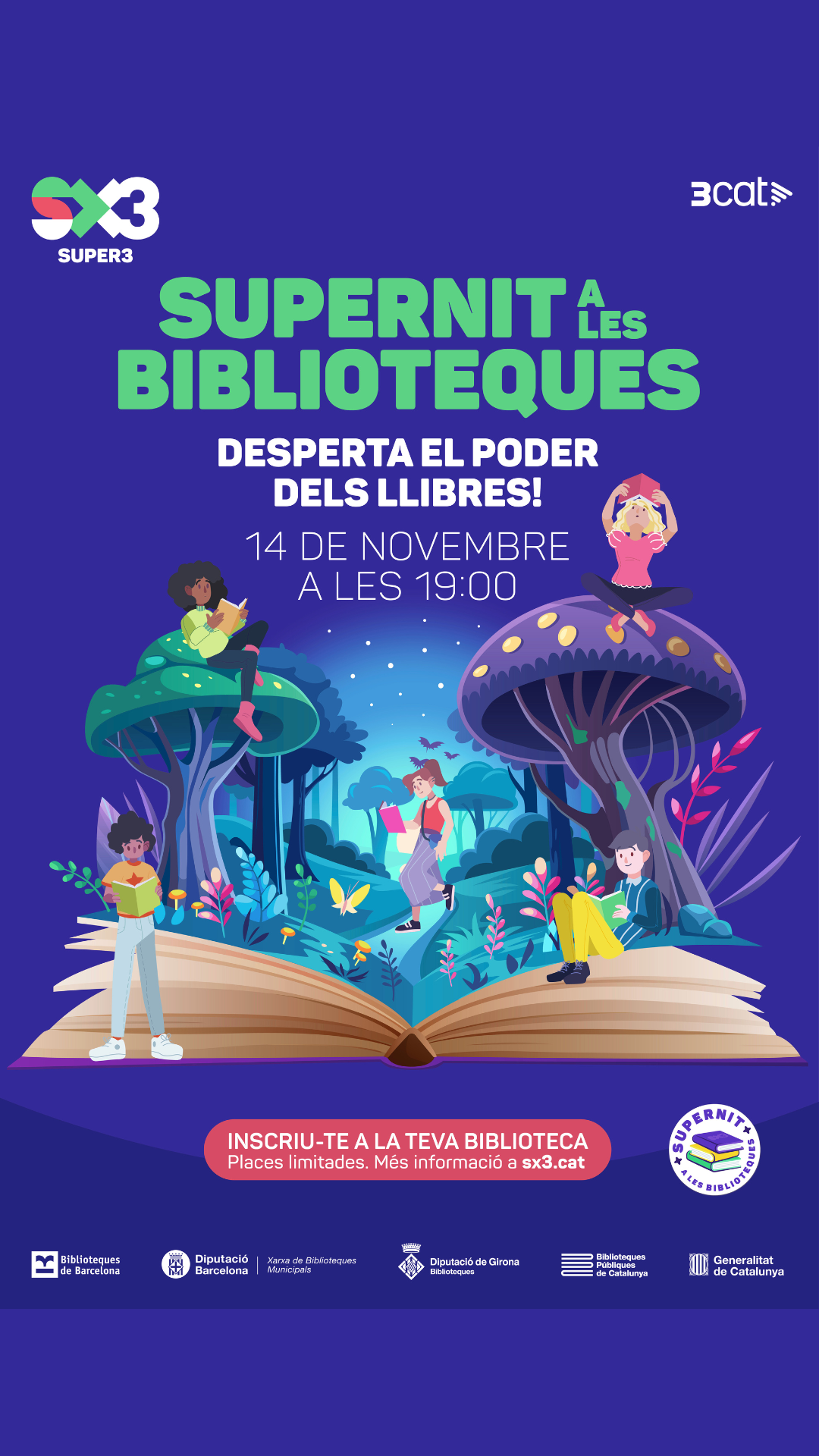Supernit a les biblioteques