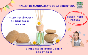 Taller d'ambientadors Mikado i aromes