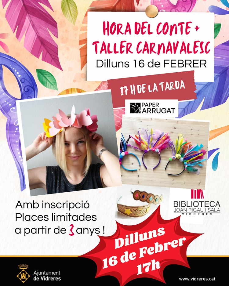 HORA DEL CONTE + TALLER CARNAVALESC