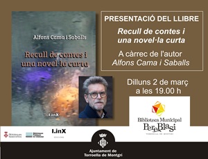 Recull de contes i una novel·la curta. Alfons Cama