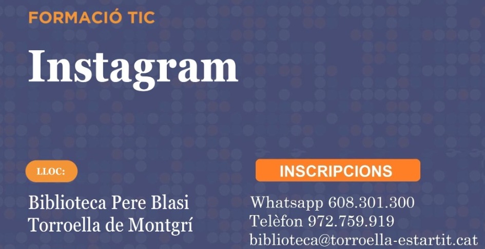 Curs d'informàtica. Instagram