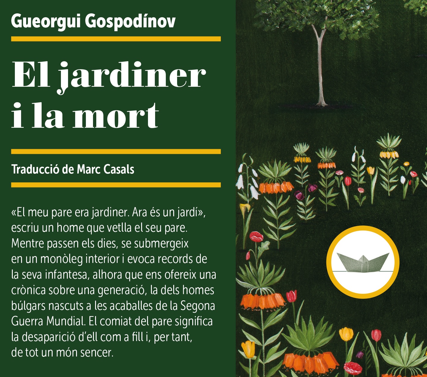 El jardiner i la mort, de Gueorgui Gospodínov