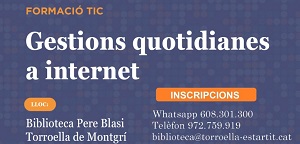Curs d'informàtica. Gestions quotidianes a Internet