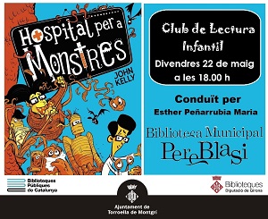 Club de lectura infantil. Comentem "Hospital per a monstres" 