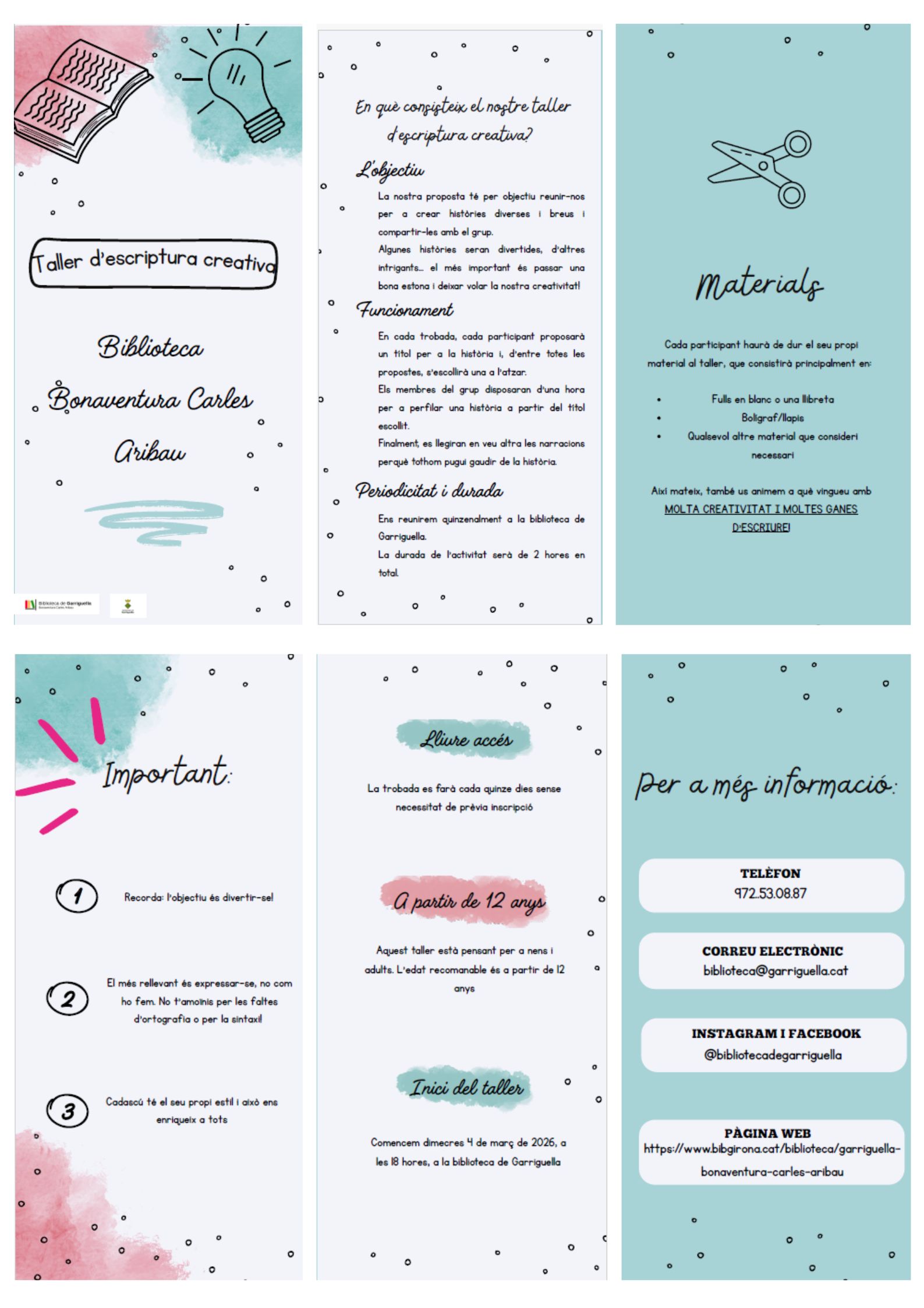 Taller d'escriptura creativa