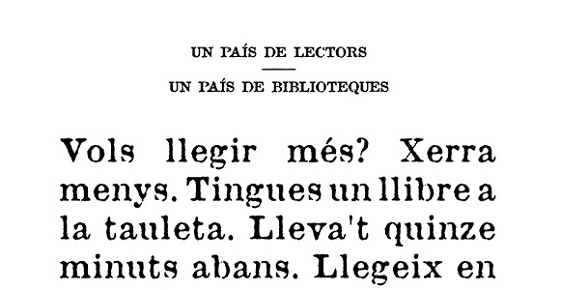 Materials de difusió del Servei de biblioteques