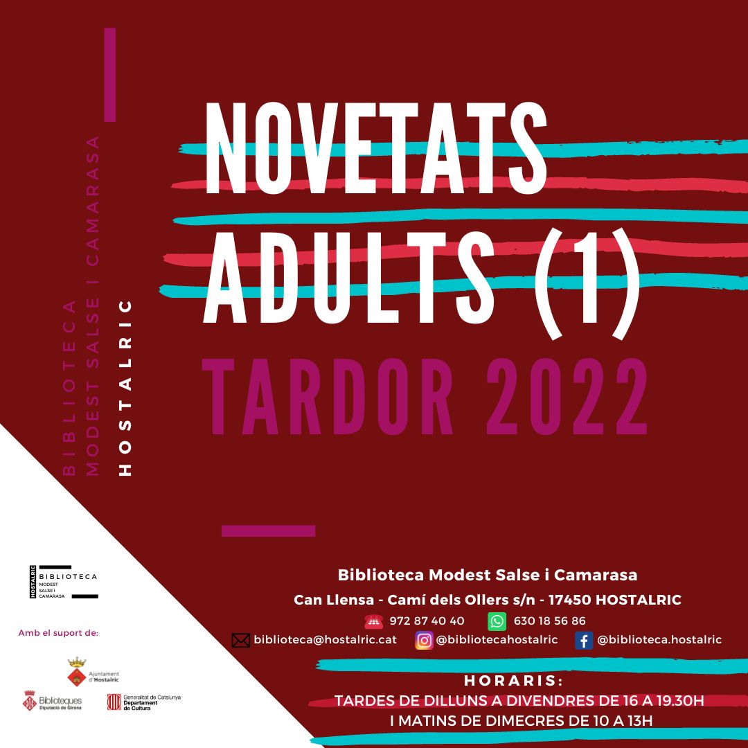 Novetats adults 1 tardor 2022