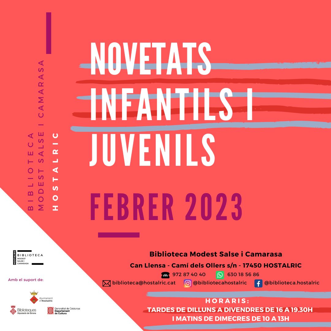 Novetats febrer infantils i juvenil 2023